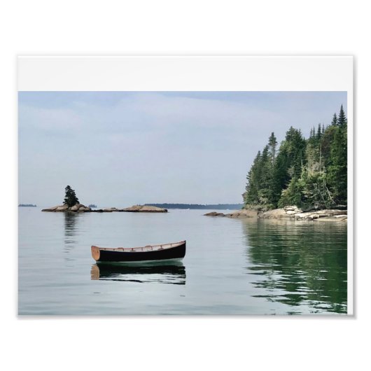 Eggemoggin Dory Foto Afdruk (Voorkant)