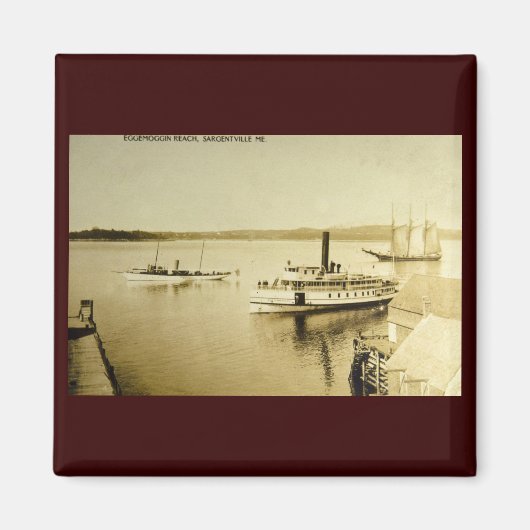 Eggemoggin Reach, Sargentville, Maine Magneet (Voorkant)