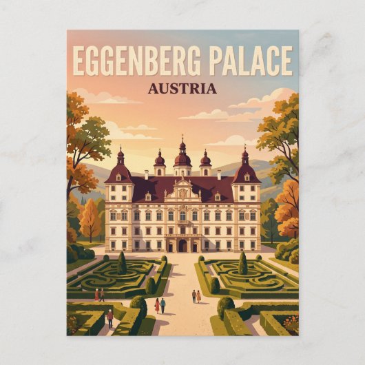 Eggenberg Paleis Oostenrijk Briefkaart (Voorkant)