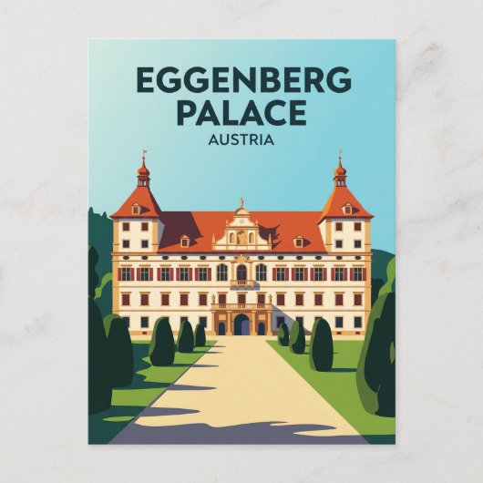 Eggenberg Paleis Oostenrijk Briefkaart (Voorkant)