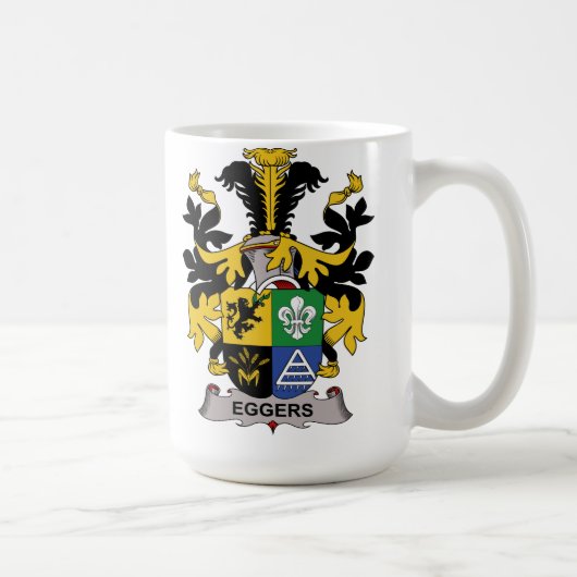 Eggers Family Crest Koffiemok (Rechts)