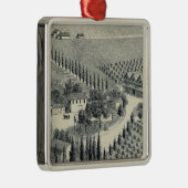 Eggers Vineyard, Fresno Metalen Ornament (Rechts)