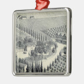 Eggers Vineyard, Fresno Metalen Ornament (Links)