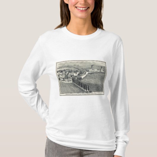 Eggers Vineyard, Fresno T-shirt (Voorkant)