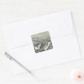 Eggers Vineyard, Fresno Vierkante Sticker (Envelop)