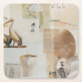 EggHead – Abstracte Collage Onderzetters (Voorkant)