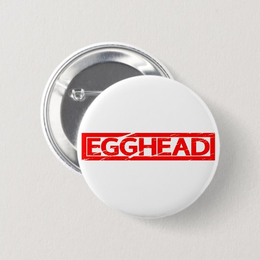 Egghead Stamp Ronde Button 5,7 Cm (Voorkant /achterkant)
