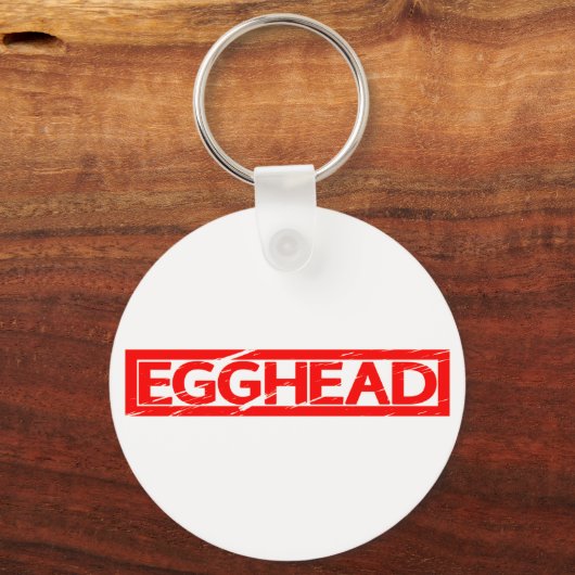 Egghead Stamp Sleutelhanger (Voorkant)