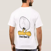 Egghead the Comedian - Volwassenen Basic T-Shirt (Achterkant)