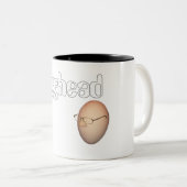 egghead tweekleurige koffiemok (Voorkant rechts)