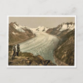 Eggishorn, Grand Aletsch Glacier, met Jungfrau, M Briefkaart (Voorkant)