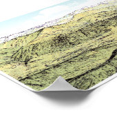 EGGISHORN Swiss Alps Panorama 360° Poster (Hoek)