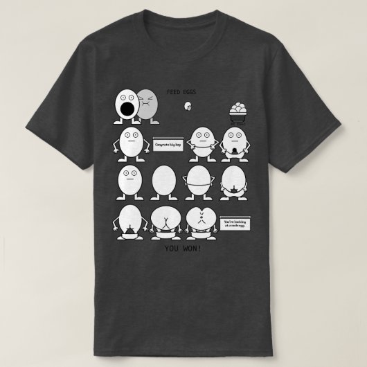 Eggman Game Feed Eggs Game ITYSL T-shirt (Design voorkant)