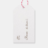 Eggnog Cadeaulabel (Achterkant)