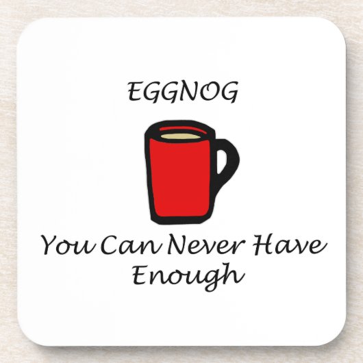 Eggnog Drankjes Onderzetter (Voorkant)