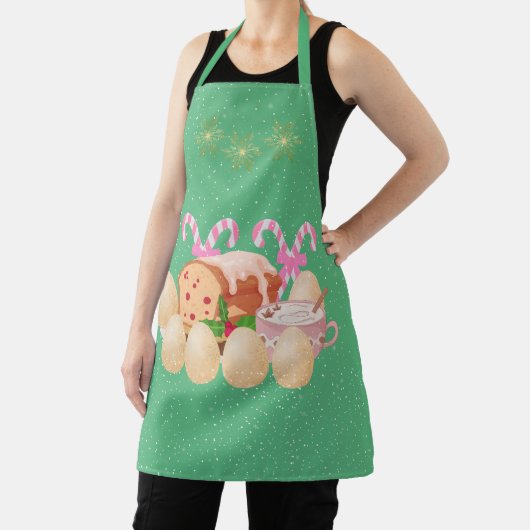 Eggnog en andere groene geneugten schort (Insitu)