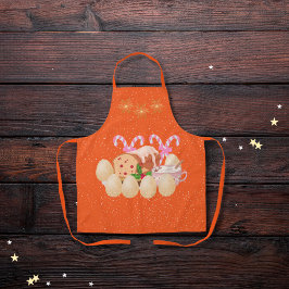 Eggnog en andere lekkernijen sinaasappel schort