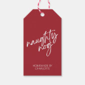 Eggnog Gift Labels Cadeaulabel (Voorkant)