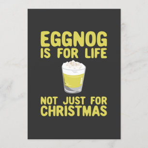 Eggnog is niet alleen voor kerstmis maar voor het  kaart