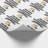 Eggnog Je bedoelt Alcoholische Kerst Wrapping Papi Cadeaupapier (Hoek)