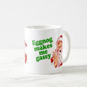 Eggnog Makes Santa Fart Koffiemok (Voorkant rechts)