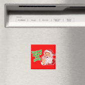 Eggnog Makes Santa Fart Magneet (Insitu (Vaatwasser))