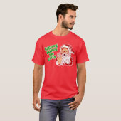 Eggnog Makes Santa Fart T-shirt (Voorkant volledig)