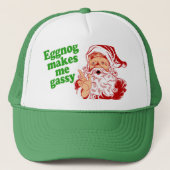 Eggnog Makes Santa Fart Trucker Pet (Voorkant)