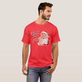 Eggnog Makes Santa Gassy T-shirt (Voorkant volledig)