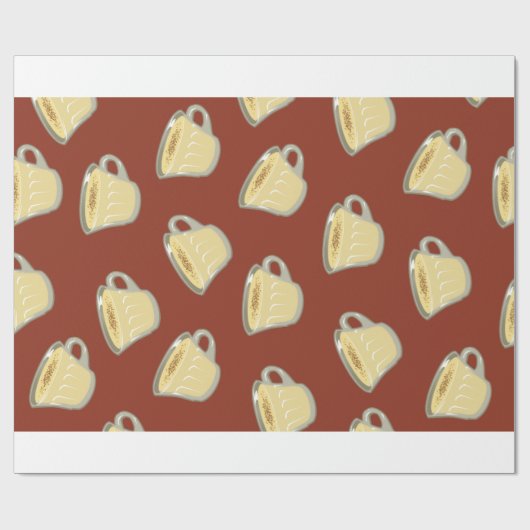 Eggnog Pattern Cadeaupapier (Vlak)