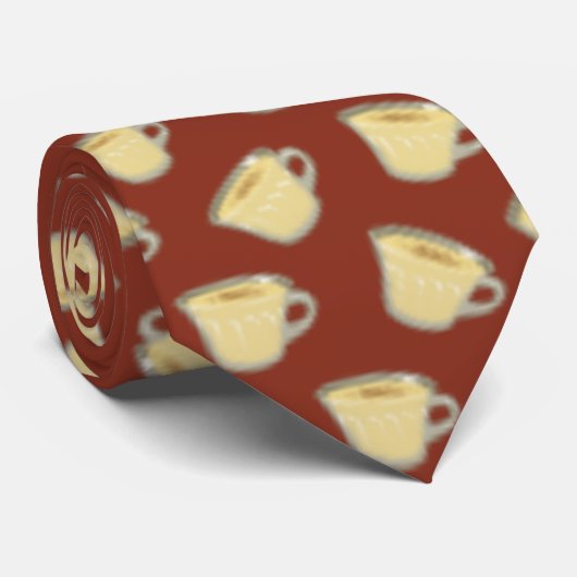 Eggnog Pattern Stropdas (Opgerold)