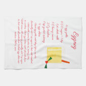 Eggnog Recipe Theedoek (Horizontaal)