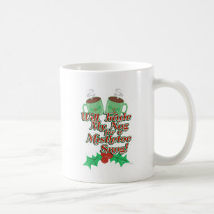 Eggnog Snog Cheeky Fun Holiday Slogan Koffiemok