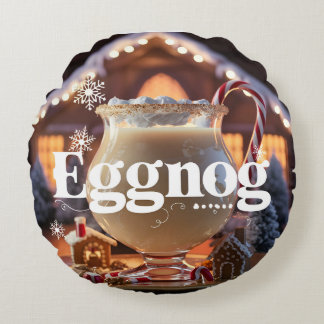 Eggnog timing, eierpunch, kerst rond kussen