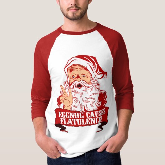 Eggnog veroorzaakt opflakkering t-shirt (Voorkant)