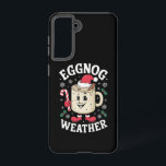 Eggnog Weer Kerst Retro Kerstmis Samsung Galaxy Hoesje<br><div class="desc">Eggnog Weer Kerst Retro Kerstmis</div>