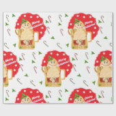 Eggnog Wrap Kerstmis 2023 Cadeaupapier (Vlak)