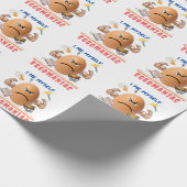 Eggomaniak - de Badass-eieren. | Happy Easter Funn Cadeaupapier (Hoek)