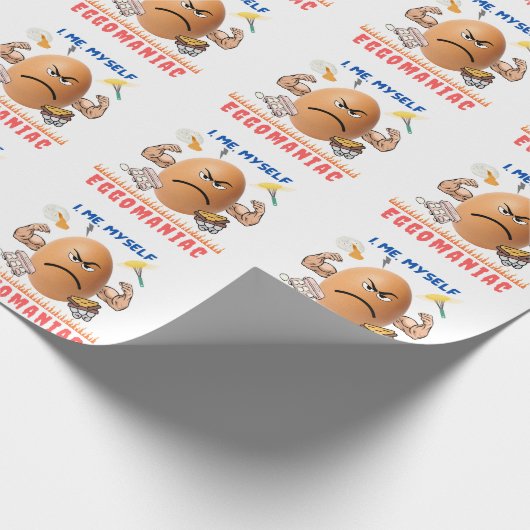 Eggomaniak - de Badass-eieren. | Happy Easter Funn Cadeaupapier (Hoek)