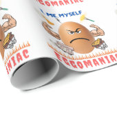 Eggomaniak - de Badass-eieren. | Happy Easter Funn Cadeaupapier (Rol Hoek)