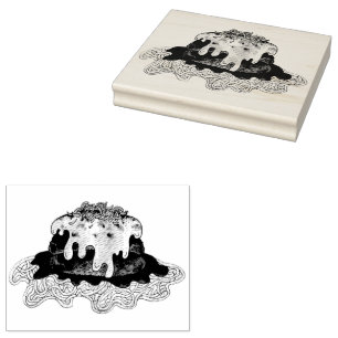 Eggplant Aubgergine Parm Parmesan Italy Food Rubberstempel