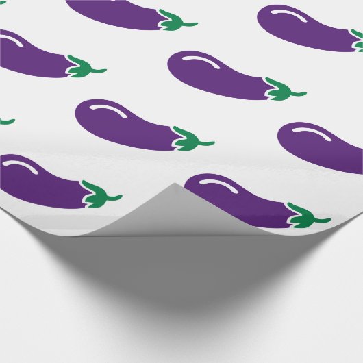 Eggplant Cadeaupapier (Hoek)