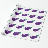 Eggplant Cadeaupapier (Uitgerold)