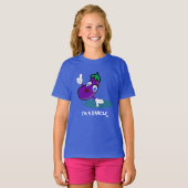 eggplant dansen t-shirt (Voorkant volledig)