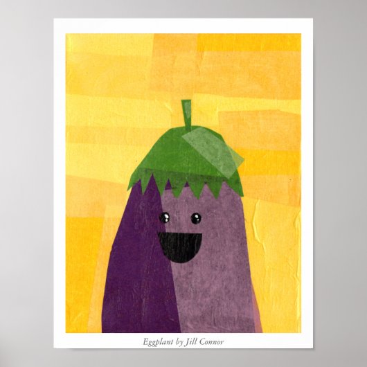 Eggplant door Jill Connor Poster (Voorkant)