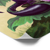 Eggplant Dragon 11x14 (4x6 en hoger) Poster (Hoek)