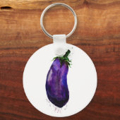 Eggplant Eggplant Sleutelhanger (Voorkant)