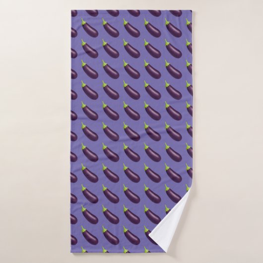 Eggplant Emoji Badhanddoek (Badhanddoek)