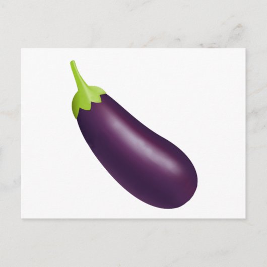 Eggplant Emoji Briefkaart (Voorkant)