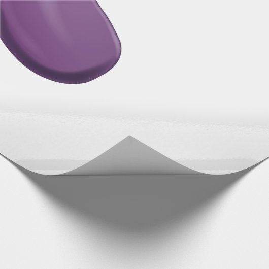 Eggplant - Emoji Cadeaupapier (Hoek)